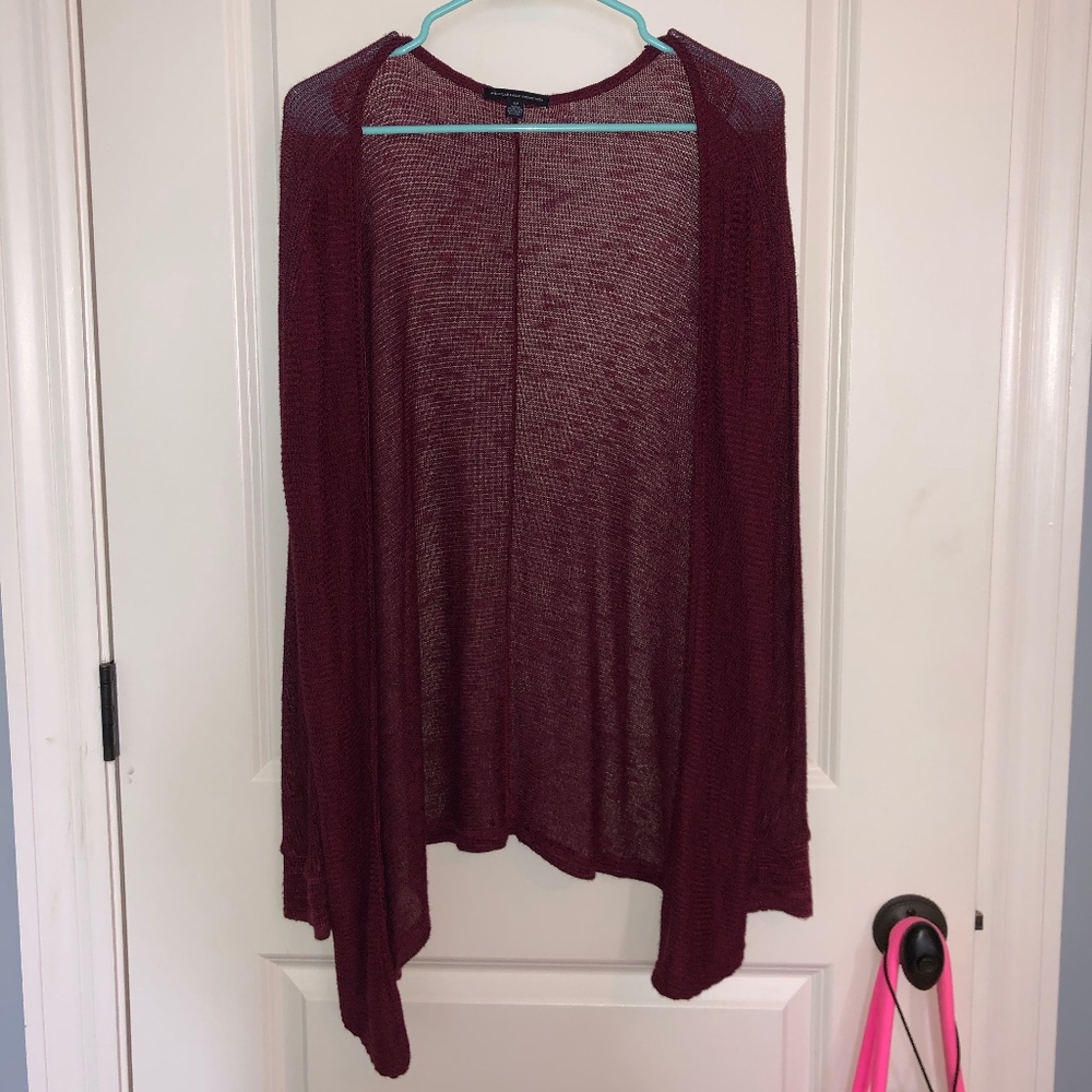 Maroon Cardigan